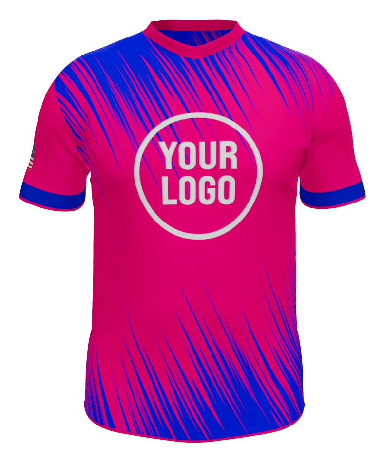 Pregame V-Neck Male SS Jersey, design 04