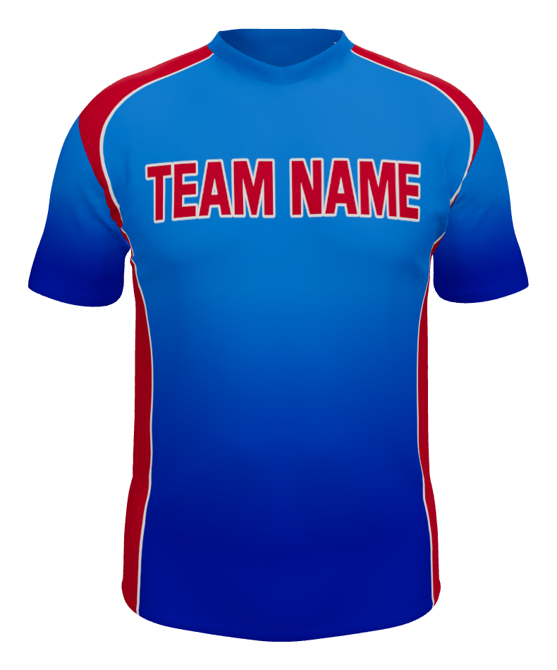 Pregame V-Neck Male SS Jersey, design 09