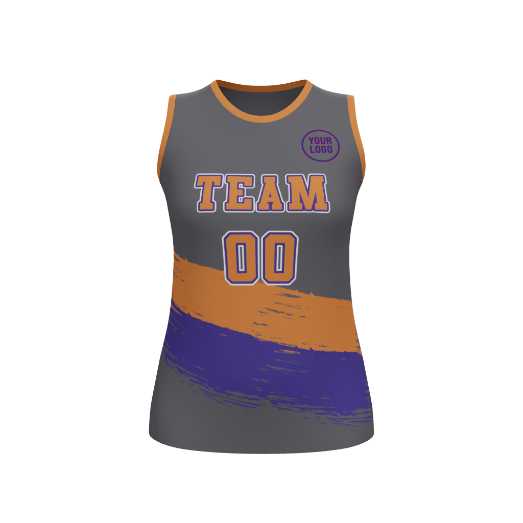 Womens Freethrow Basketball Jersey, design 04