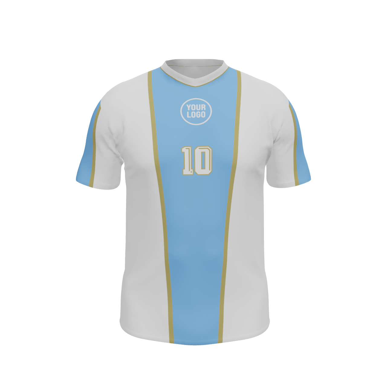 Pregame V-Neck Male SS Jersey, design 25
