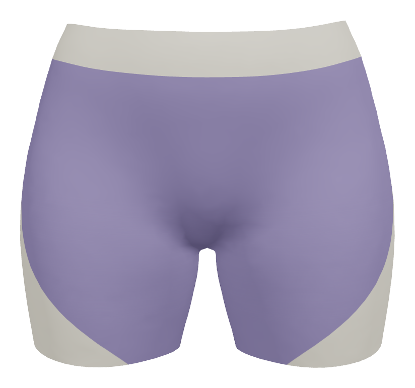 Female 5" active short, design 1