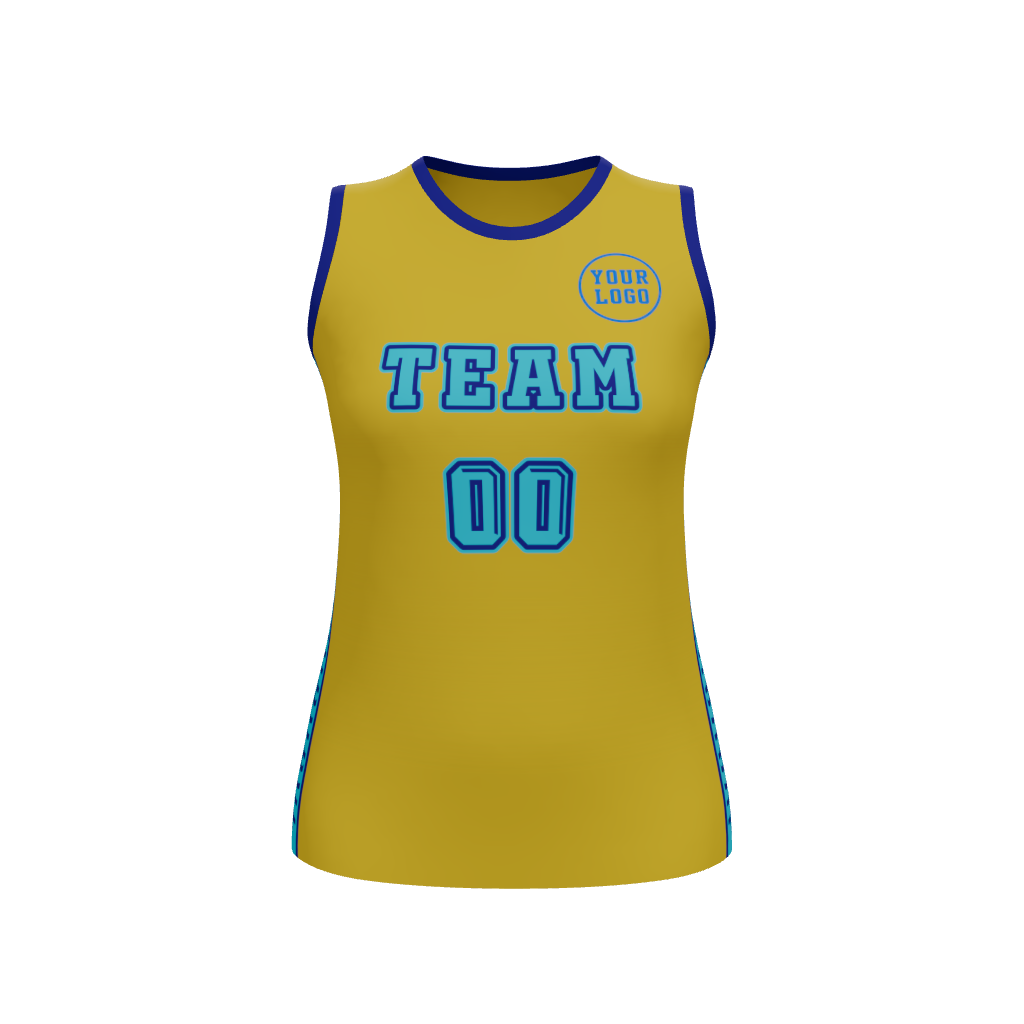 Womens Freethrow Basketball Jersey, design 02