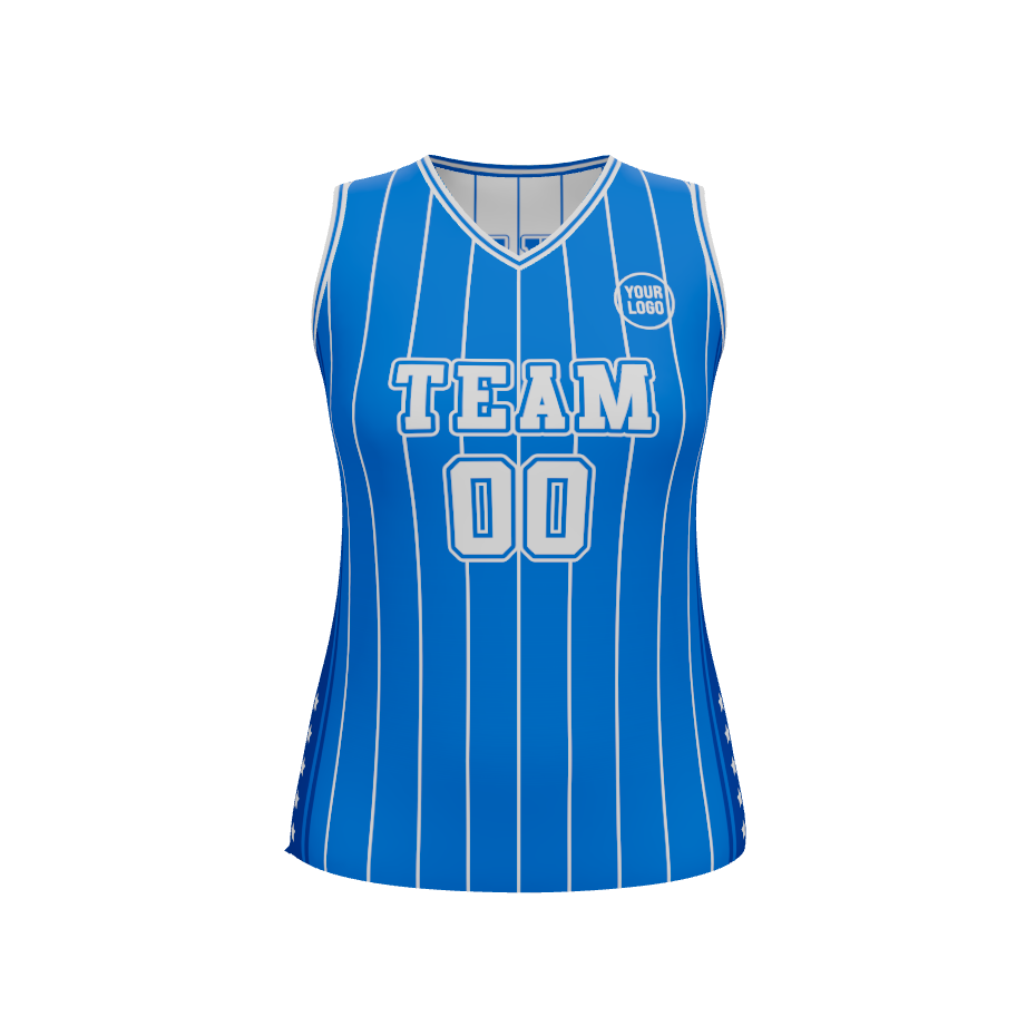 Womens Overtime Reversible V-Neck Basketball Jersey, design 05