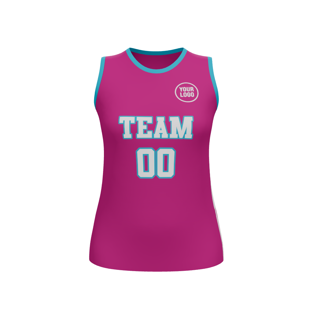 Womens Freethrow Basketball Jersey, design 03