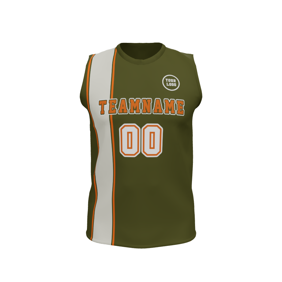 Male Round Neck Sleeveless Volleyball, design 13