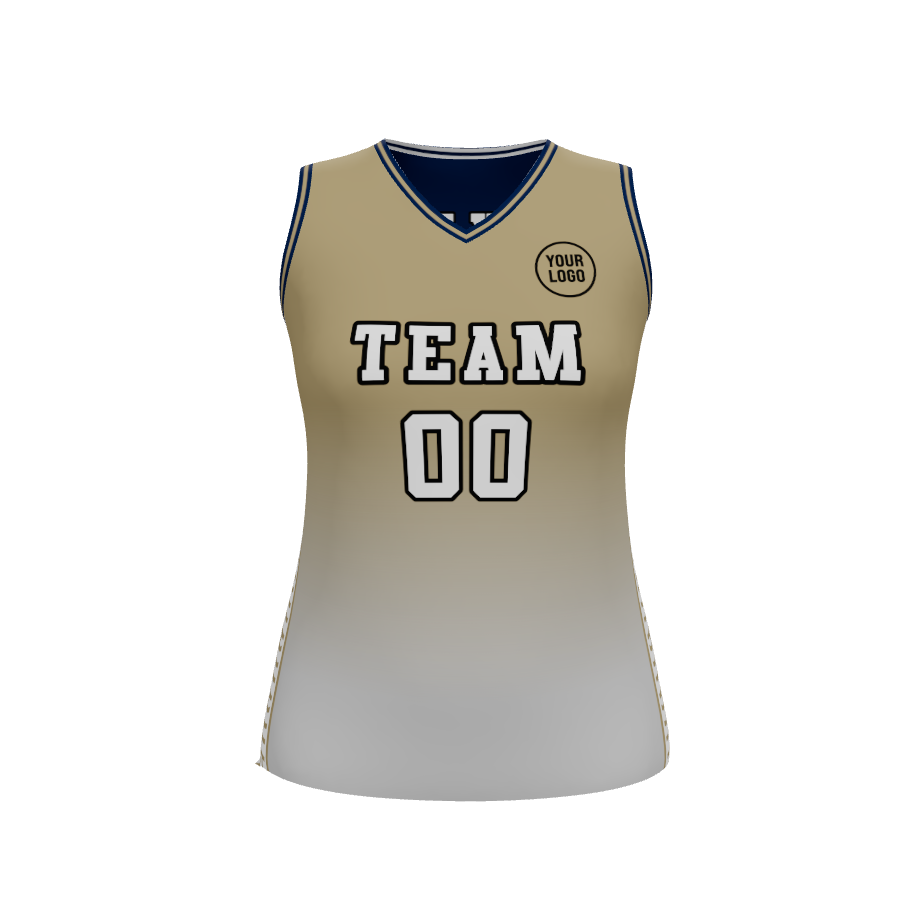 Womens Overtime Reversible V-Neck Basketball Jersey, design 02