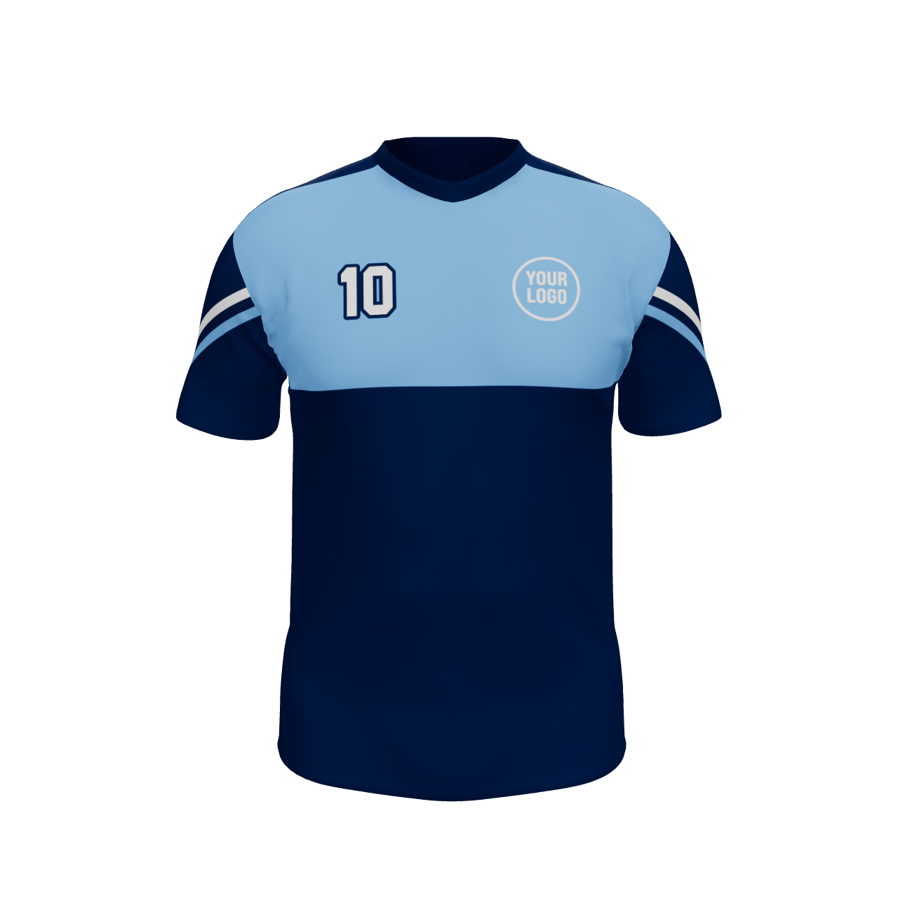 Pregame V-Neck Male SS Jersey, design 38