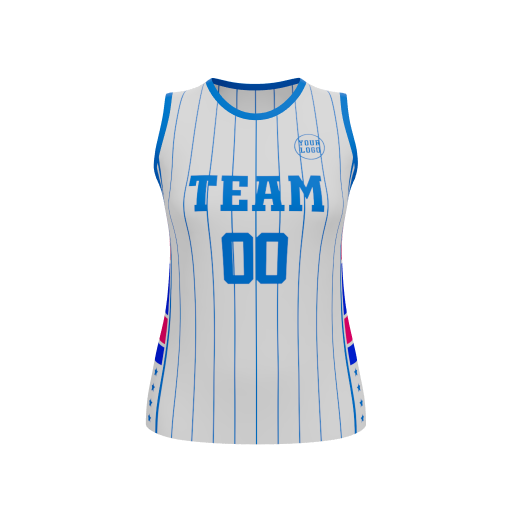 Womens Freethrow Basketball Jersey, design 05