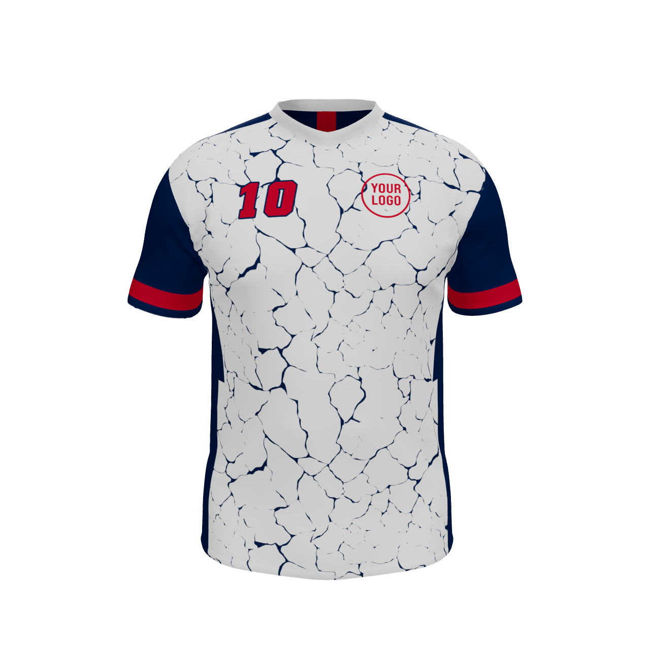 Pregame V-Neck Male SS Jersey, design 21
