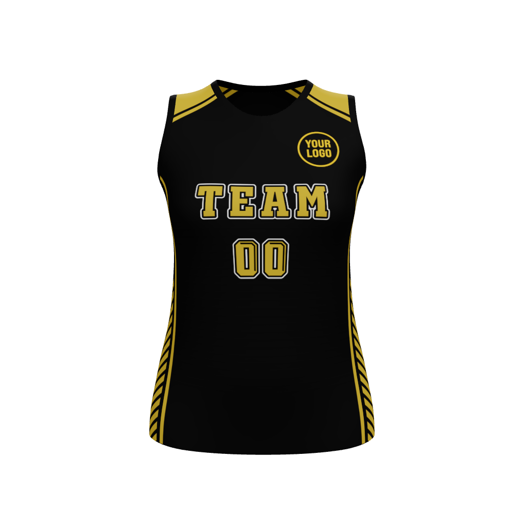 Womens Freethrow Basketball Jersey, design 01