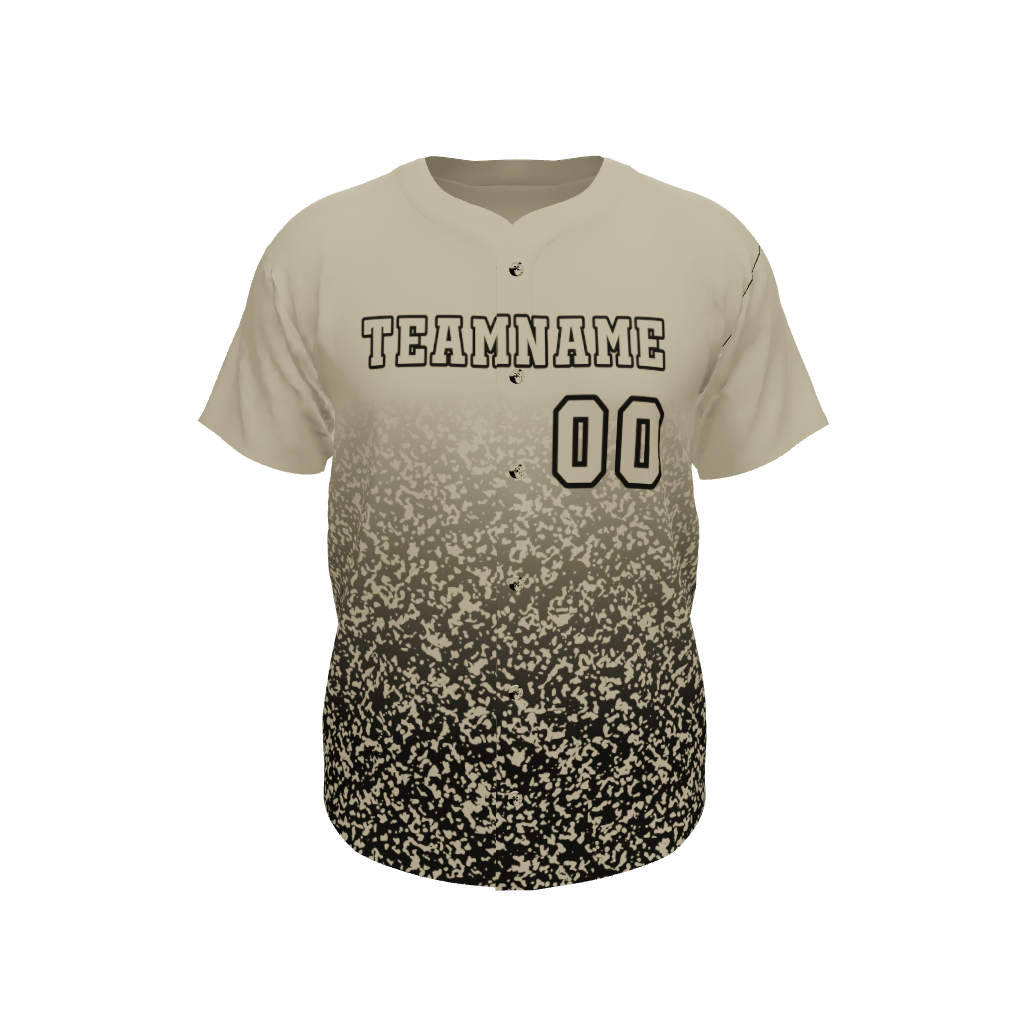 Mens Line Drive Full Button Jersey, design Blank