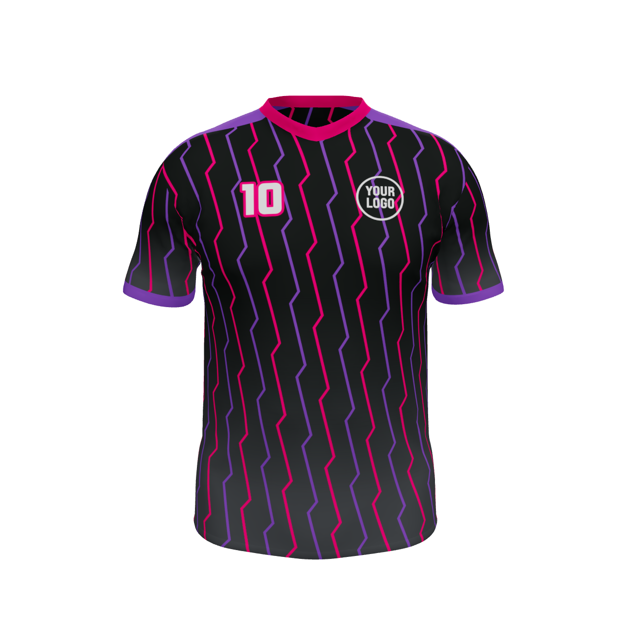 Pregame V-Neck Male SS Jersey, design 32